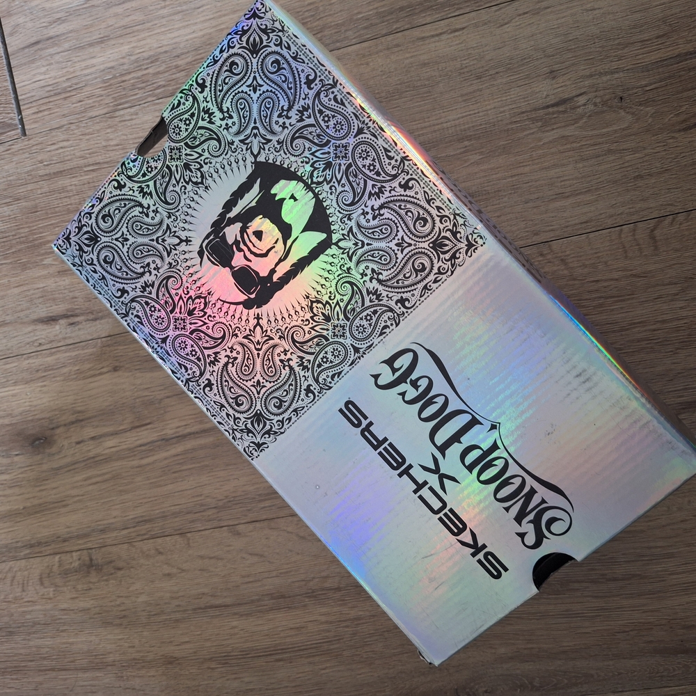 Skechers x Snoop Dogg Holographic Shoe Crocs